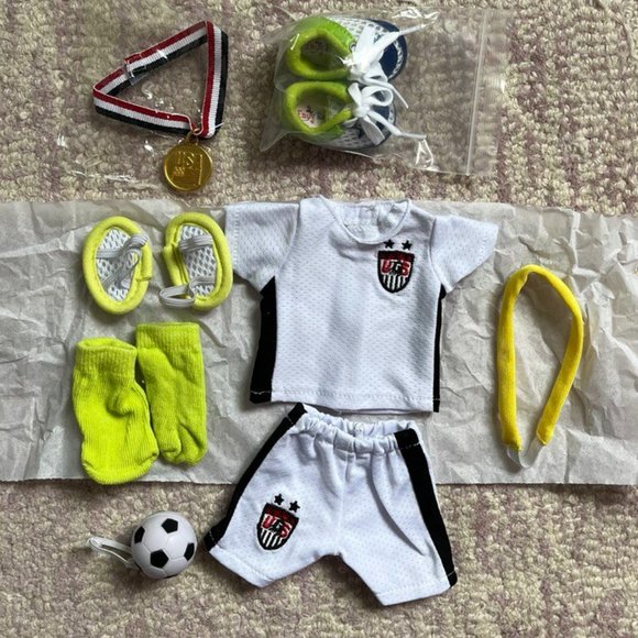 NEW Emily Rose 14 Inch Doll Clothes Soccer Sports Uniform - Picture 2 of 6